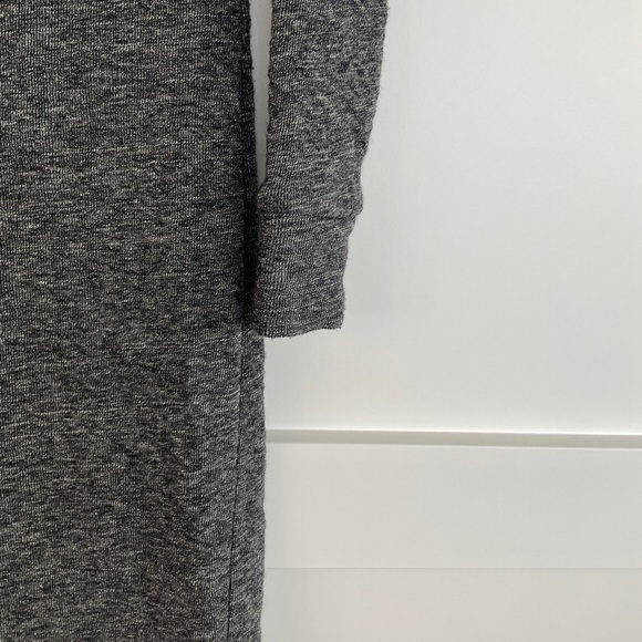 Madewell Long Sleeve Turtleneck Sweater Dress Marled Grey Size XS - Picture 3 of 9